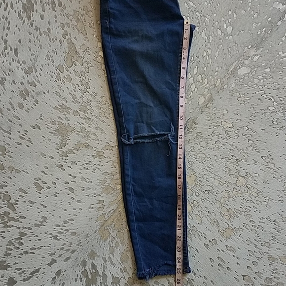 Free People Distressed Hem Jean Sz25 - Picture 6 of 6